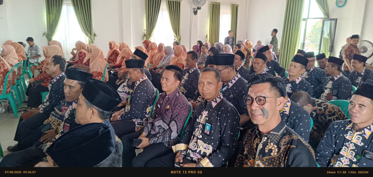Kepala MTsN 1 Way Kanan Hadiri Rakor Triwulan II Kemenag Way Kanan