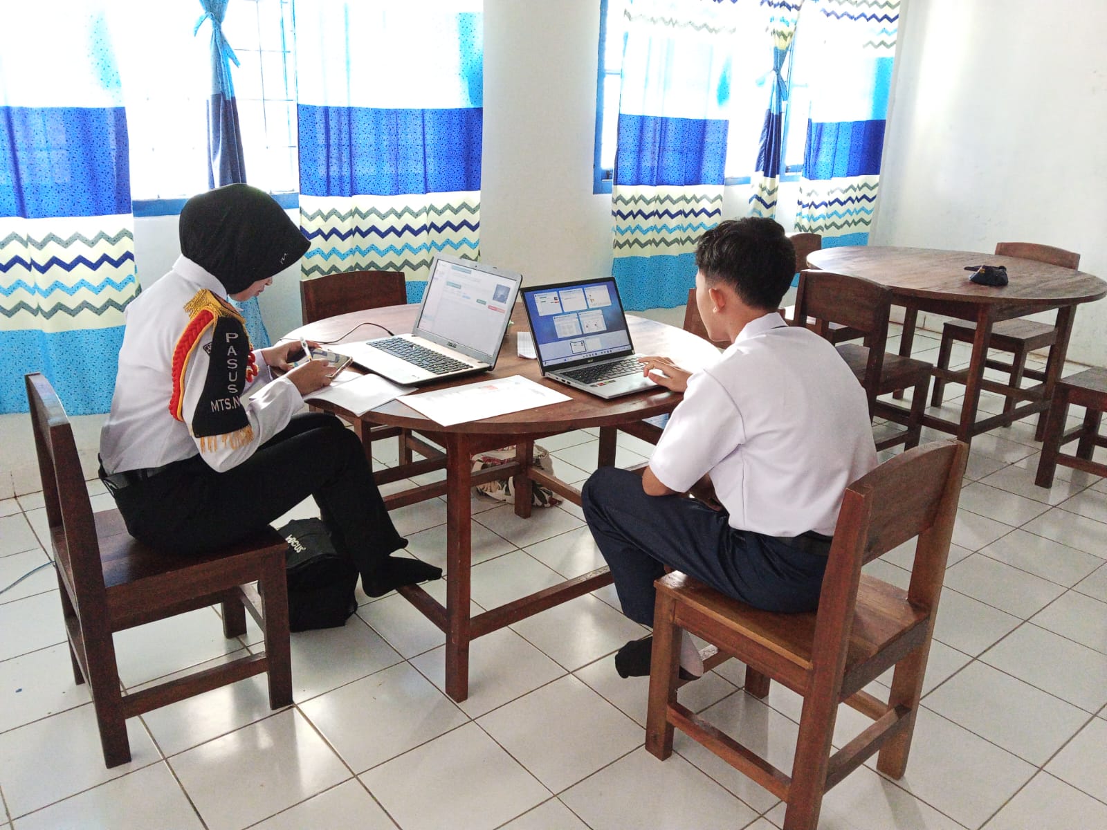 MTsN 1 Way Kanan Gelar Simulasi OMI, Siswa Siap Berkompetisi