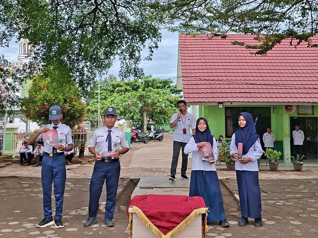 MTsN 1 Way Kanan Umumkan Nomor Urut Calon Ketua dan Wakil Ketua OSIM Periode 2026