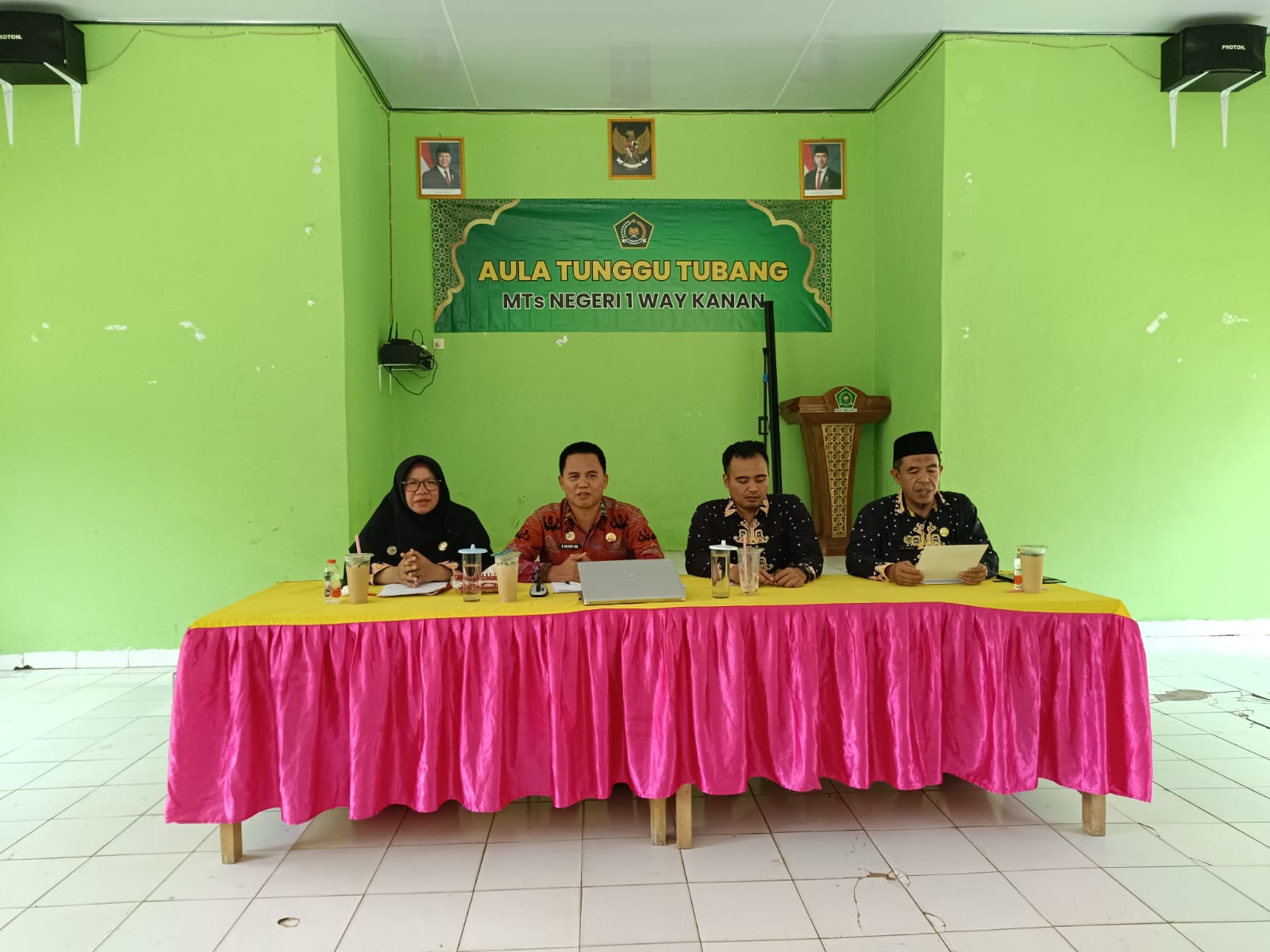 Rapat Koordinasi Guru MTsN 1 Way Kanan Bahas Persiapan Ujian dan PMBM